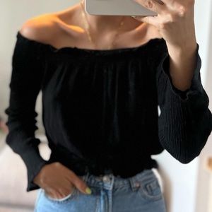 over the shoulder blouse